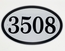 Large Reflective Address Sign