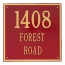 Large Square Address Plaque