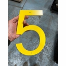 Large Yellow Address Numbers