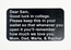 Leaving For College Personalized Message Engraved Metal Wallet Card