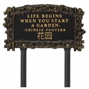 Life Begins When You Start A Garden Plaque