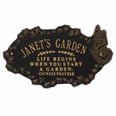 Life Begins When You Start A Garden Plaque
