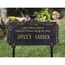 Life is Short, Stop to Smell the Flowers Along the Way Garden Plaque With Butterfly