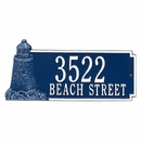 Lighthouse Address Sign - Custom House Number Plaque