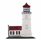 Lighthouse Ornament Address Sign For Lawn Mount, Post Mount, or Mailbox Top Mount