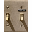 Lightswitch Labels - Custom Made Stick On Label To Mark Any Light or Switch