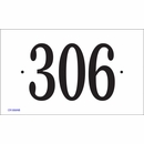 Lightweight Address Plaque
