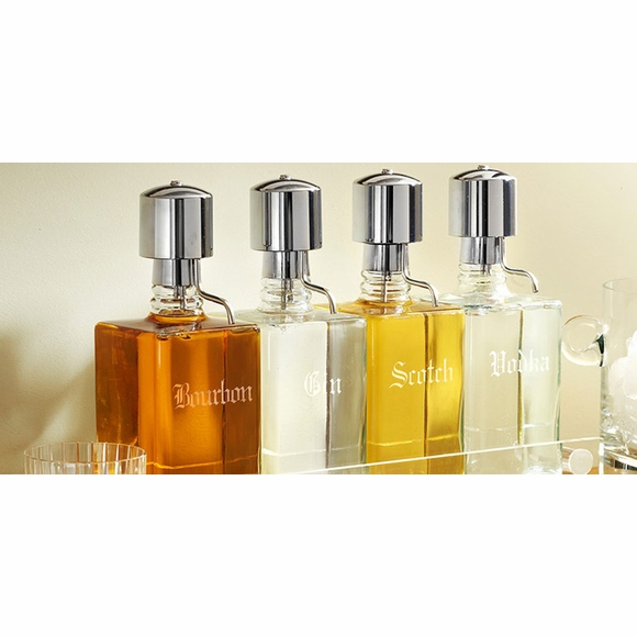 Liquor Dispenser Decanter With Pump