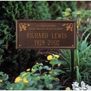 Living Eternally In The Hearts of Loved Ones Memorial Lawn Plaque