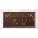 Living Eternally In The Hearts Of Loved Ones Memorial Marker Wall Plaque