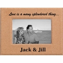 Love Is a Many Splendored Thing Personalized Cork Photo Frame