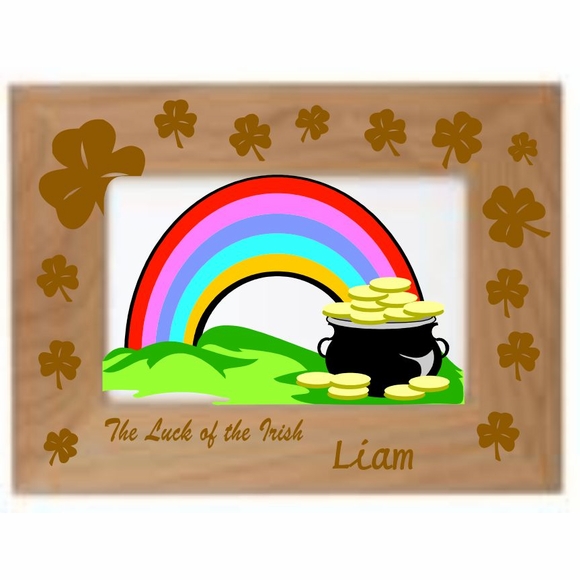 Luck of the Irish Personalized Picture Frame
