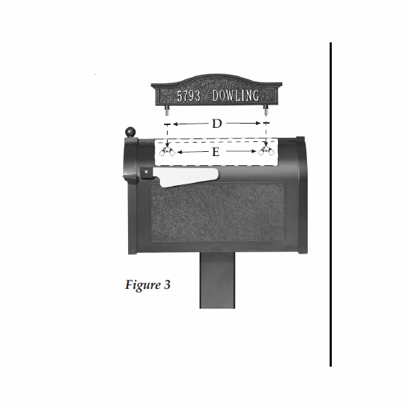 Mailbox Address Marker Mailbox Topper House Number Sign