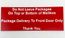 Mailbox Sign Package Delivery To Front Door, Name, Address, Custom Text