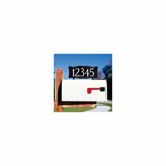 Mailbox Topper 4" Number Address Sign Double Sided