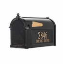 Mailbox with Address Plaques On Sides