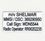 Marine Radio Identification Label - Also For Aviation, Ham, Military, Emergency Transmitters