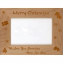 Merry Christmas Personalized Custom Engraved Christmas Gift Picture Frame