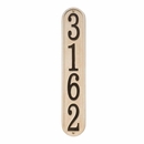 Metal Sandstone Address Number Sign Vertical