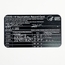 Vaccination Record Metal Wallet Card