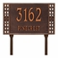 Mission Border Street Name Sign - Lawn Mount Address Plaque