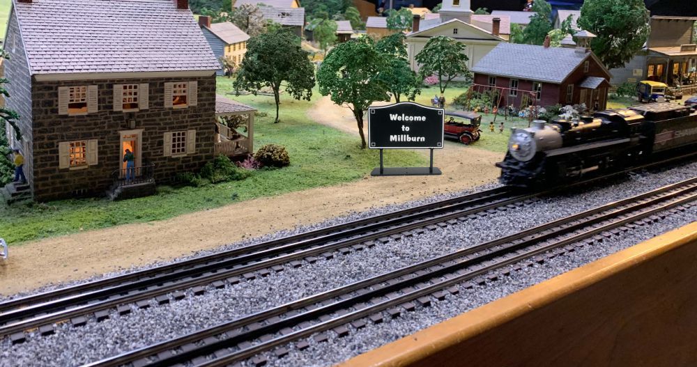 To Town Model Train Sign Scenery