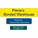 Model Railroad Sign - Miniature Custom Train Set Scenery Signs