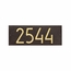 Modern House Number Plaque Wall Mount or Lawn Stake Mount Option