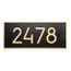 Large Address Sign With Contemporary Numbers