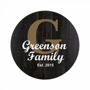 Monogram Family Wall Art, Established Date Plaque, or Business Name Sign