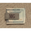 Monogrammed Money Clip Personalized Gift