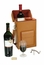 Monogrammed Wine Tote Bag - Leather Wine Carrier Personalized With Your Initials