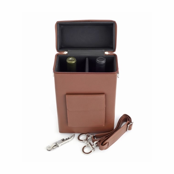 Personalized Two Wine Bottle Carrying Bag
