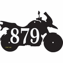 Motorcycle Shape Address Plaque
