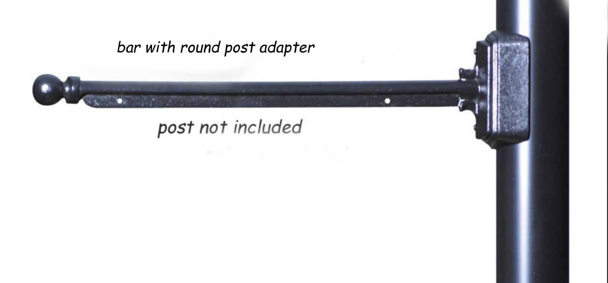 Mounting Bar for Aluminum Hanging Address Sign Ladder Rest Bracket