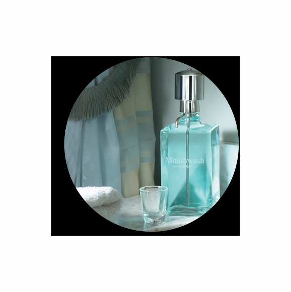Mouthwash Decanter with Dispenser Pump