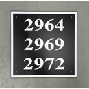 Multi-Unit House Number Sign | Custom Address Plaque