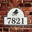 Music Theme Address Sign or Business Name Plaque With Piano, Guitar, Violin, or Other Instrument
