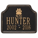 My Pal Dog Personalized Memorial Ground Marker