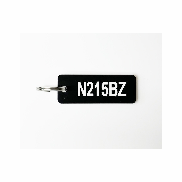 N Number Keychain
