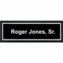 Name Plate With Metal Base