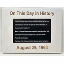 News From The Day You Were Born - About You, For Birthday, Anniversary, On This Day In History Framed Memory Gift