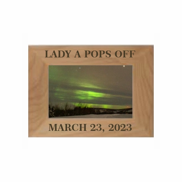 Personalized Northern Lights Picture Frame