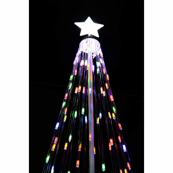 Outdoor Lighted Christmas Tree Cone