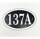 Oval House Number Sign