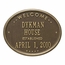 Oval Welcome House Name Established Date Plaque