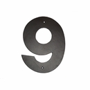 Large 16" Cast Aluminum House Number - Choose Black, Gold, Silver, Copper, White, Brown, Gray, Green, or Navy