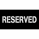 Parking Lot Stencils - Compact, Fire Lane, Reserved, Visitors, Manager, Staff, Resident, or EV Only