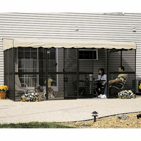 PatioMate Screened Patio Enclosure With Sliding Door