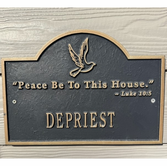 Peace Be To This House Sign